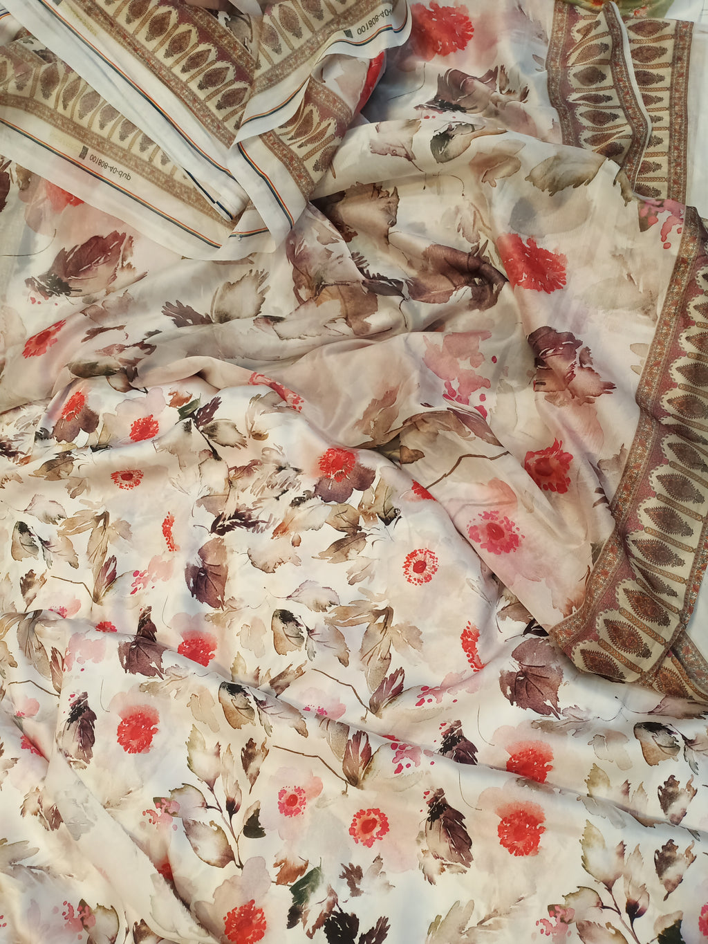 Digital print shamoz silk
