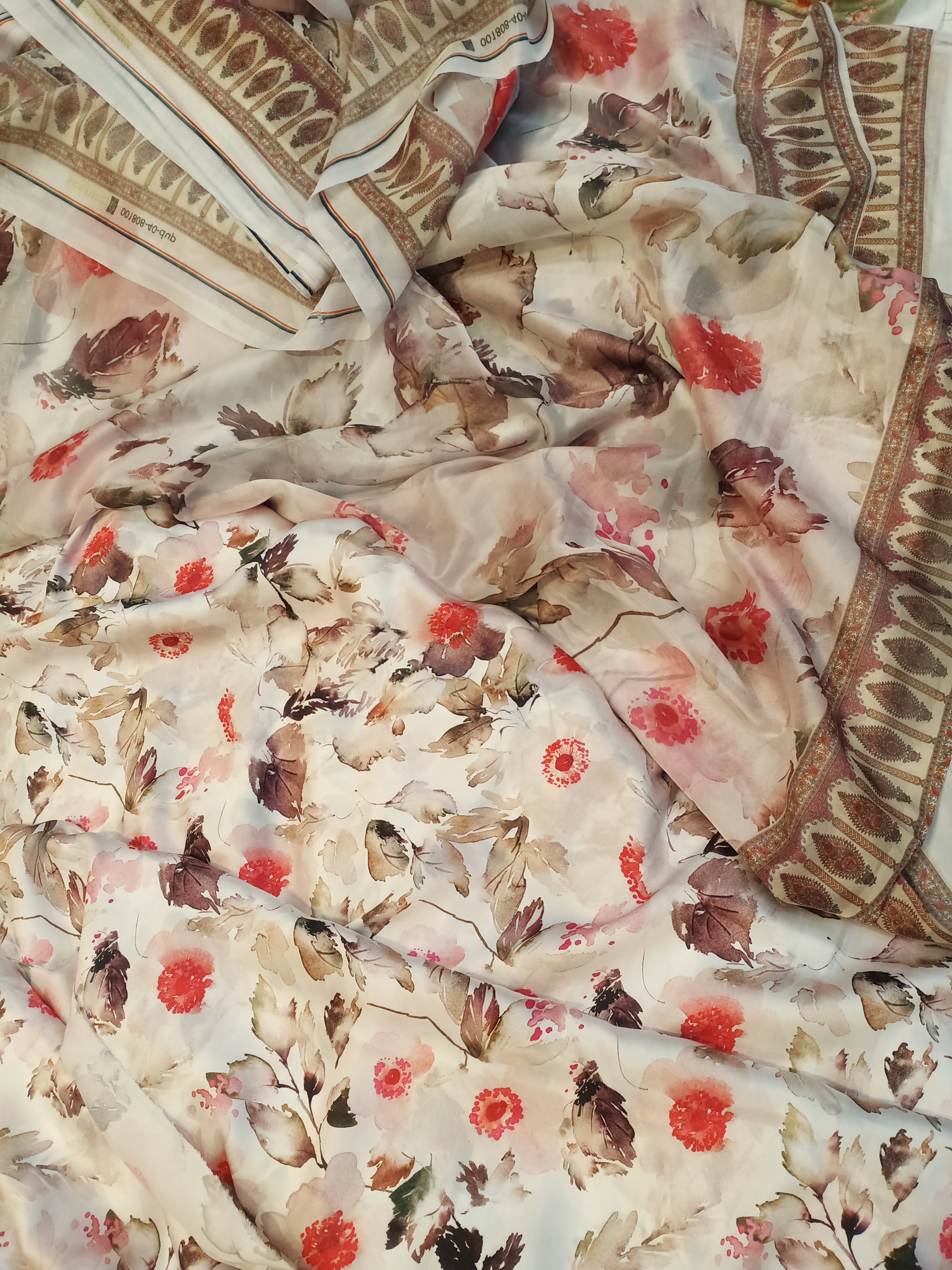 Digital print shamoz silk