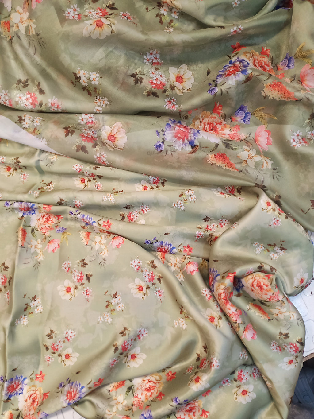 Digital print shamoz silk