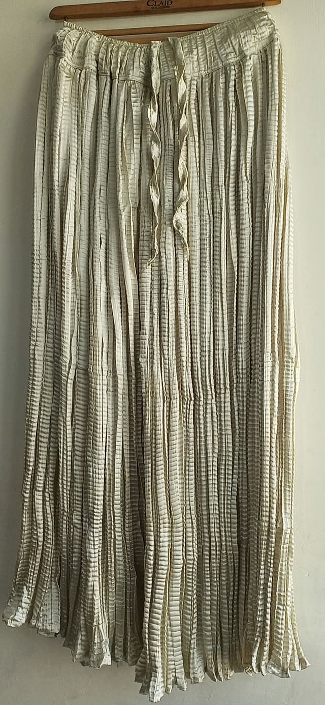 Crush silk sharara