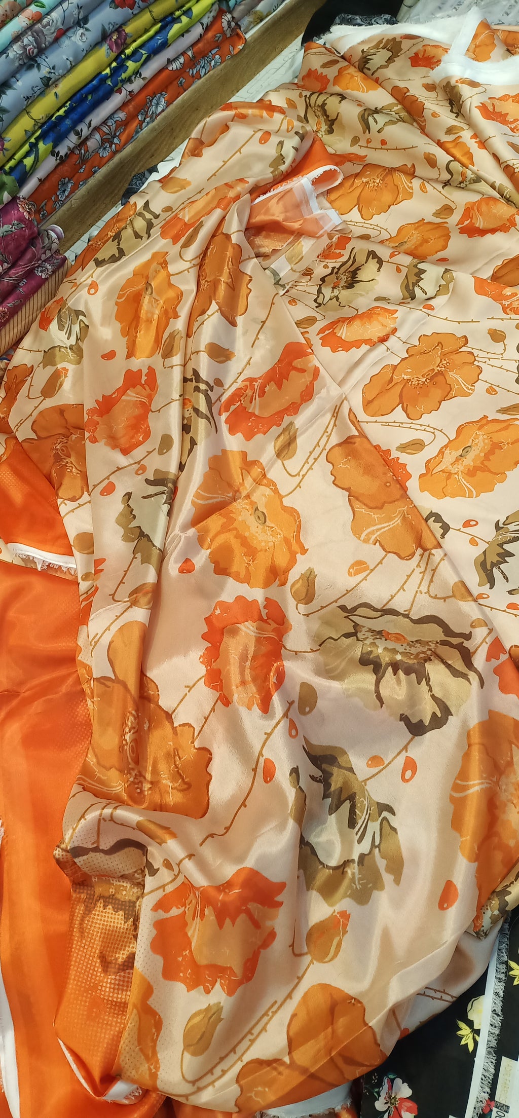 Digital print shamoz silk