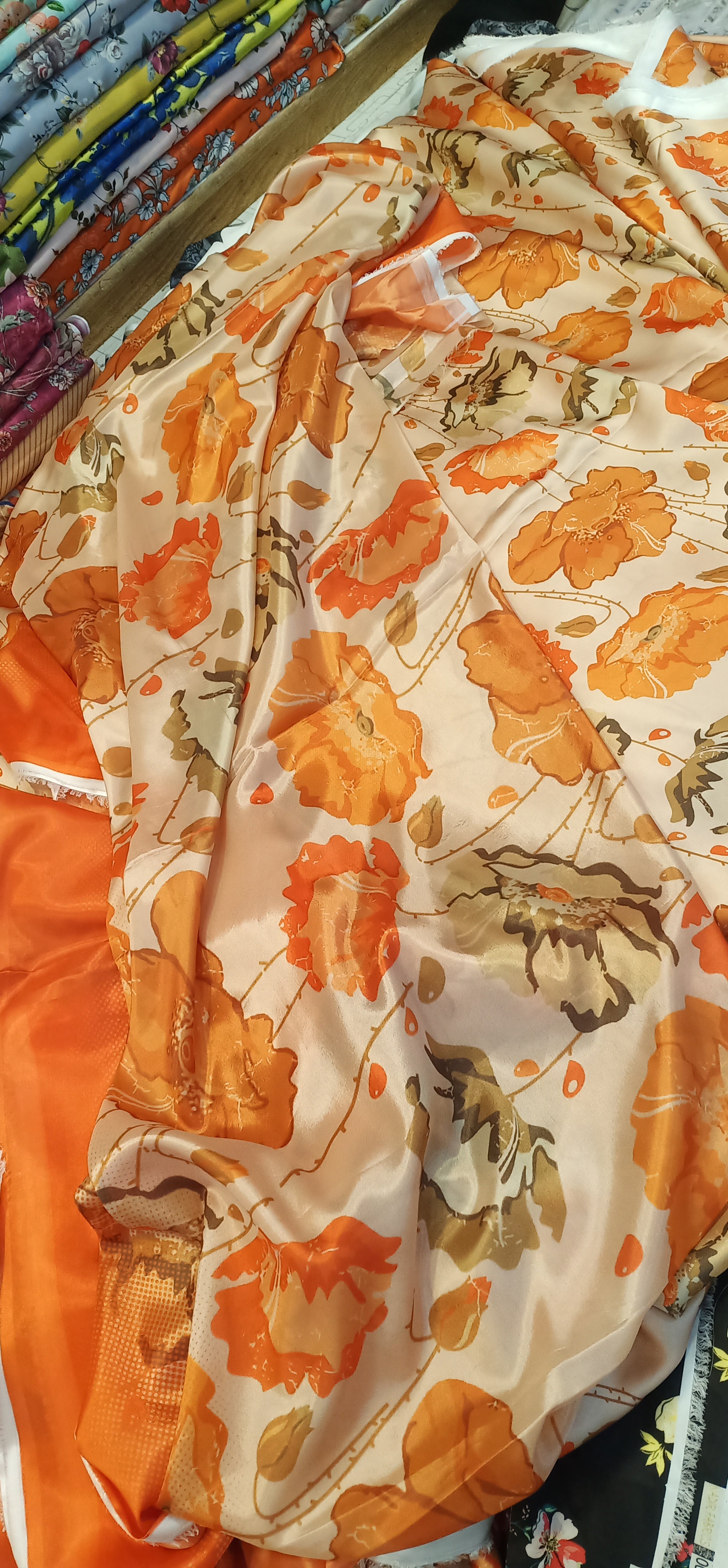 Digital print shamoz silk