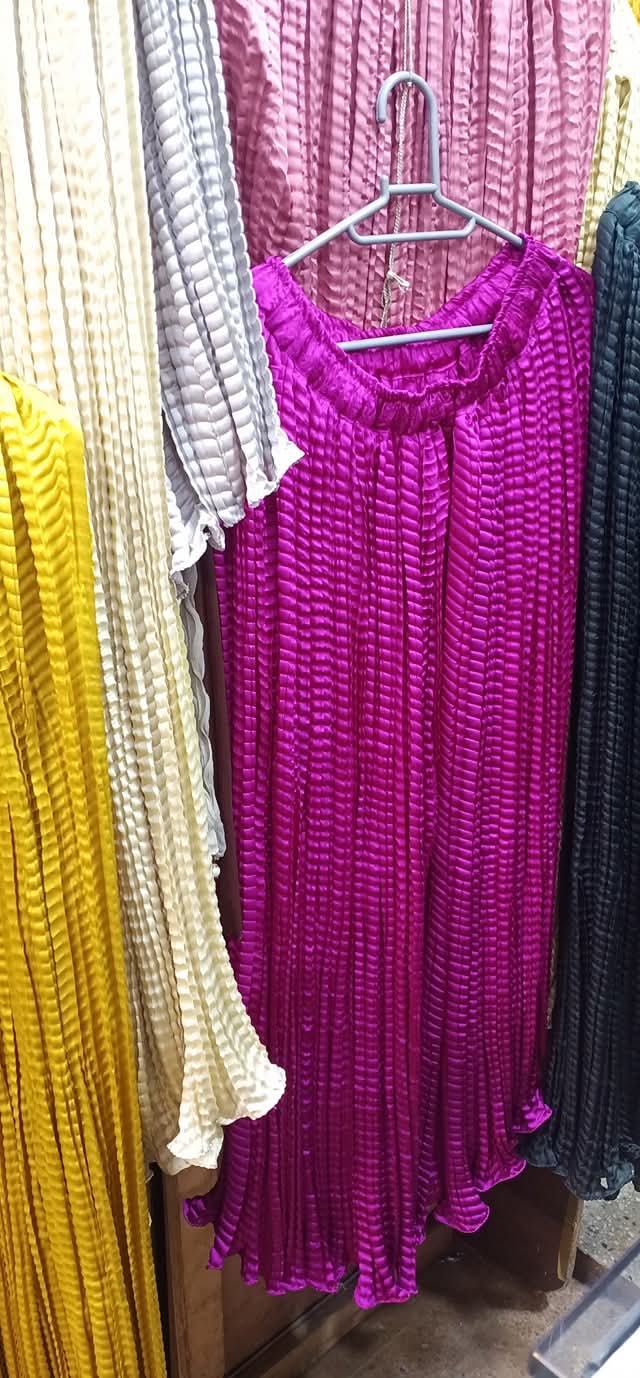 Crush silk sharara