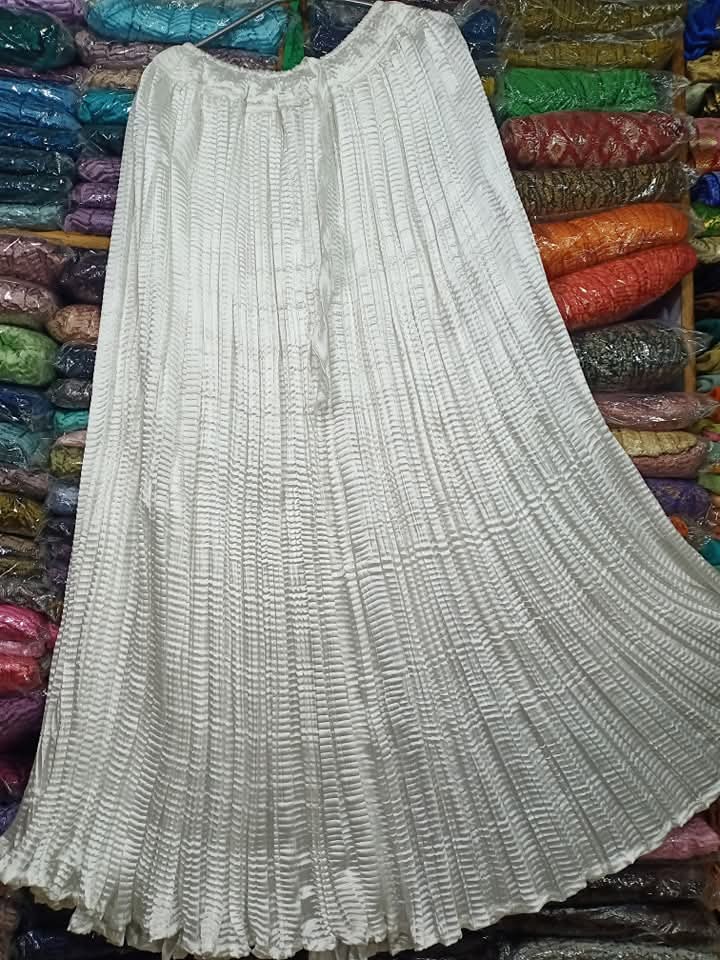 Crush silk sharara